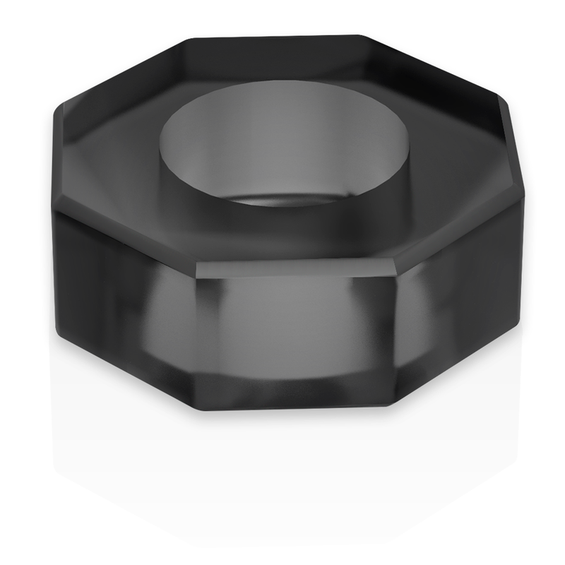 POWERING - SUPER FLEXIBLE Y RESISTENTE ANILLO PENE 5CM PR10 NEGRO