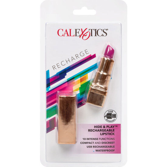 CALEXOTICS - HIDE & PLAY LILAC REFILLABLE LIPSTICK BULLET