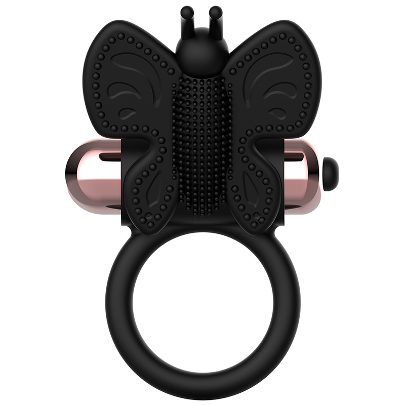 COQUETTE CHIC DESIRE - COCK RING BUTTERFLY VIBRATING RING BLACK / GOLD
