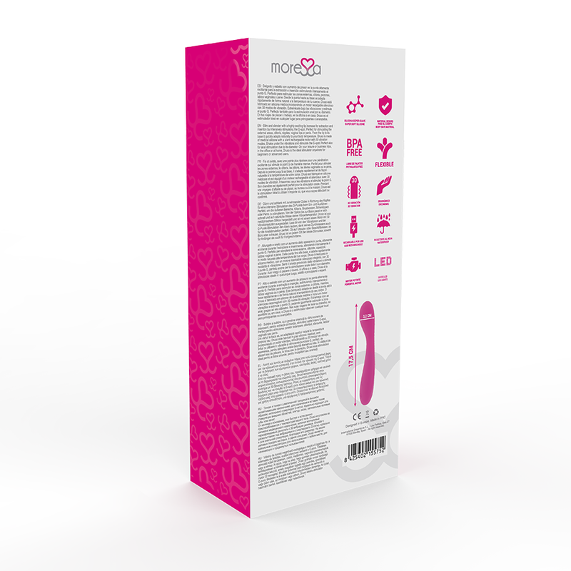 MORESSA - DRUSO GY POINT DUO MASSAGER PELVIC SERUM PREMIUM SILICONE RECHARGEABLE