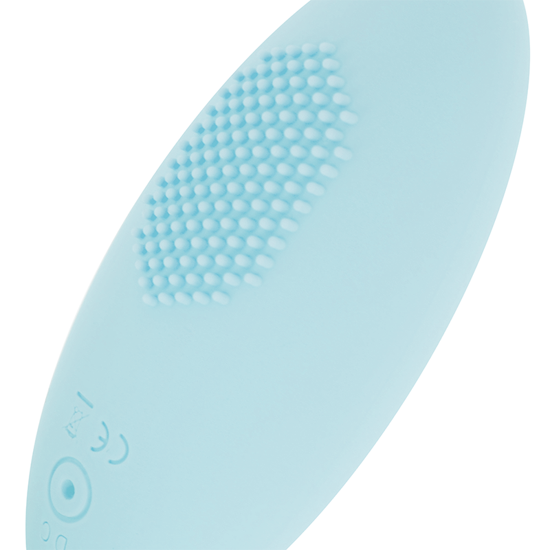 OHMAMA - 10 MODES TEXTURED VIBRATING EGG BLUE