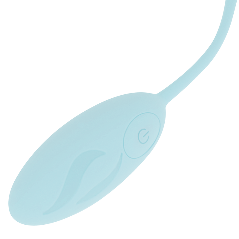 OHMAMA - 10 MODES TEXTURED VIBRATING EGG BLUE