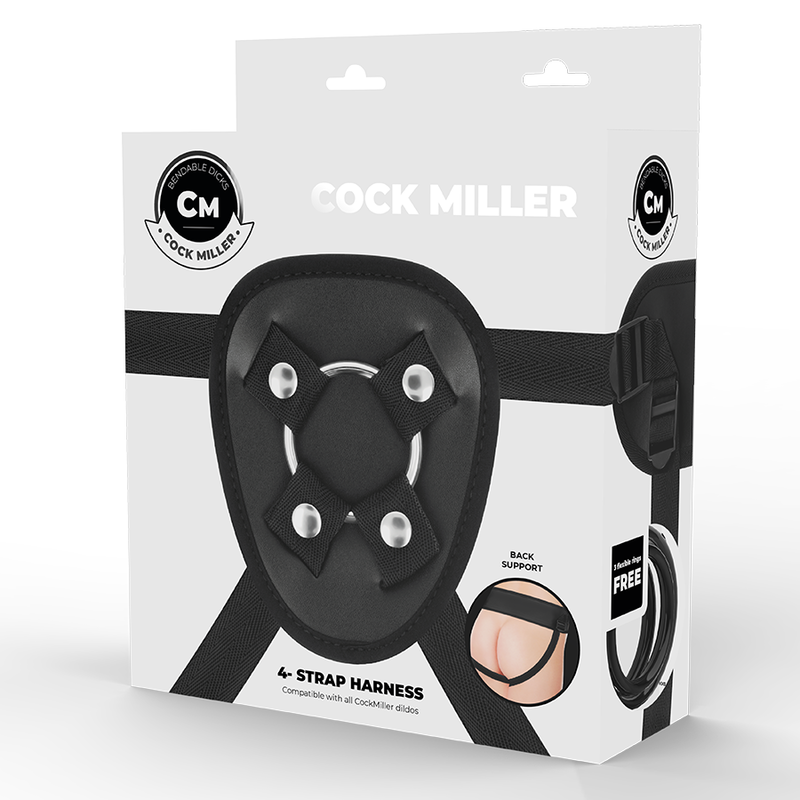 COCK MILLER - ADJUSTABLE HARNESS WITH RINGS