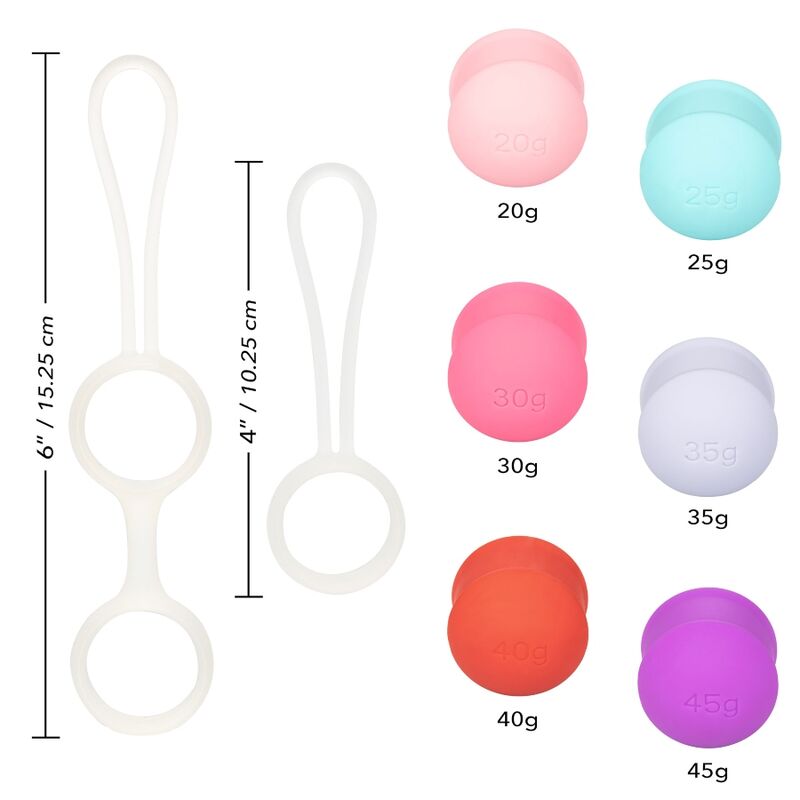 CALEXOTICS - SHE-OLOGY INTERCHANGEABLE KEGEL BALLS SET