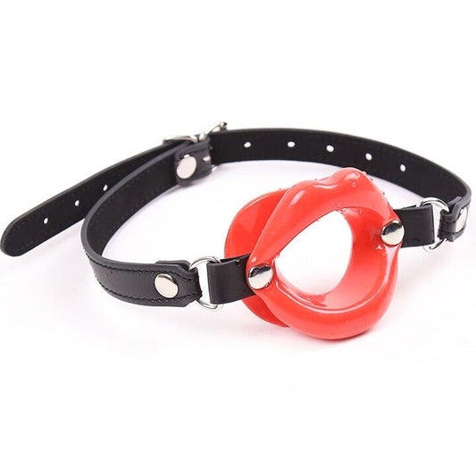 OHMAMA FETISH - RED LIPS GAG WITH STRAP