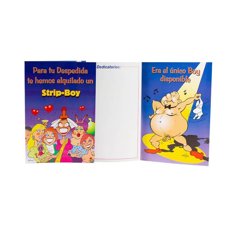 FEMARVI - STRIP BOY FAREWELL CARD /ES