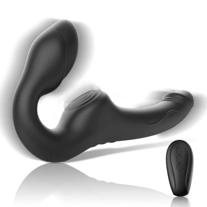 IBIZA - STRAPLESS VIBRATOR WITH PUSH BUTTON REMOTE CONTROL 3 ​​MOTORS 1000 COMBINATIONS