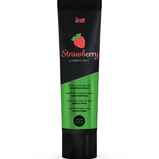 INTT LUBRICANTS - STRAWBERRY FLAVOR WATER-BASED INTIMATE LUBRICANT