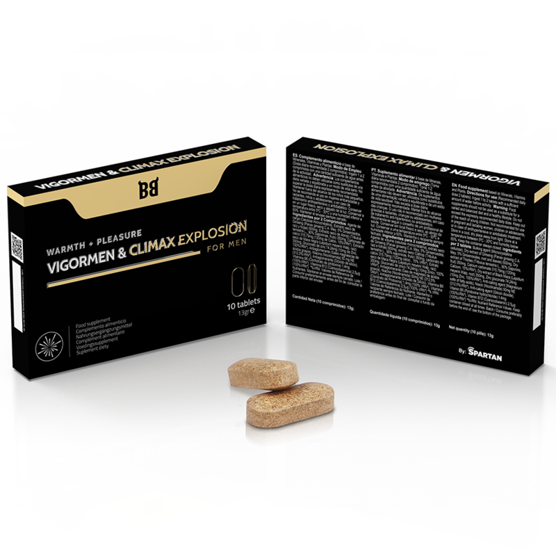 BLACK BULL - VIGORMEN &amp; CLIMAX EXPLOSION GREATER PLEASURE FOR MEN 10 CAPSULES