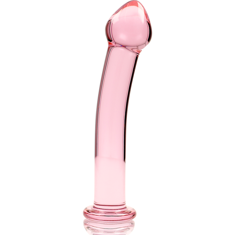 NEBULA SERIES BY IBIZA - MODEL 11 TRANSPARENT BOROSILICATE GLASS DILDO 16 CM -OR- 3 CM