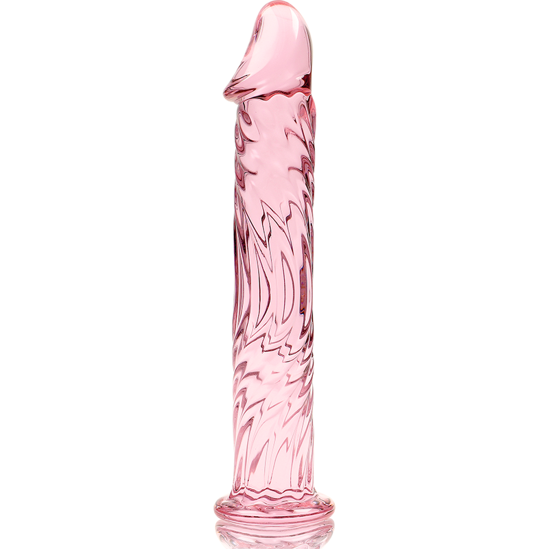 NEBULA SERIES BY IBIZA - MODEL 12 TRANSPARENT BOROSILICATE GLASS DILDO 17 CM -OR- 3.5 CM