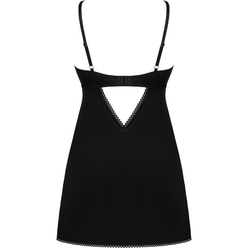 OBSESSIVE - ROSENTY CHEMISE &amp; TANGA XS/S