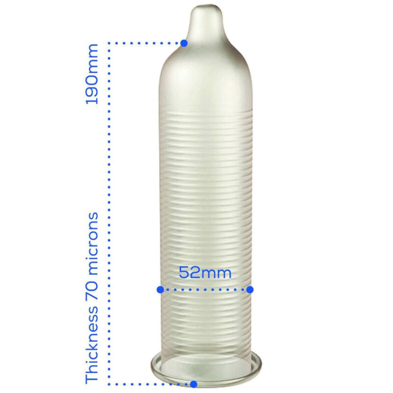 PASANTE - HEAT EFFECT CONDOM BAG 144 UNITS