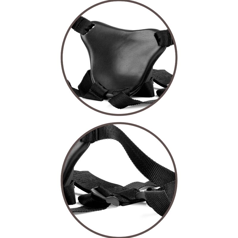 KING COCK - ELITE COMFORTABLE ADJUSTABLE HARNESS WITH DILDO 17.8 CM