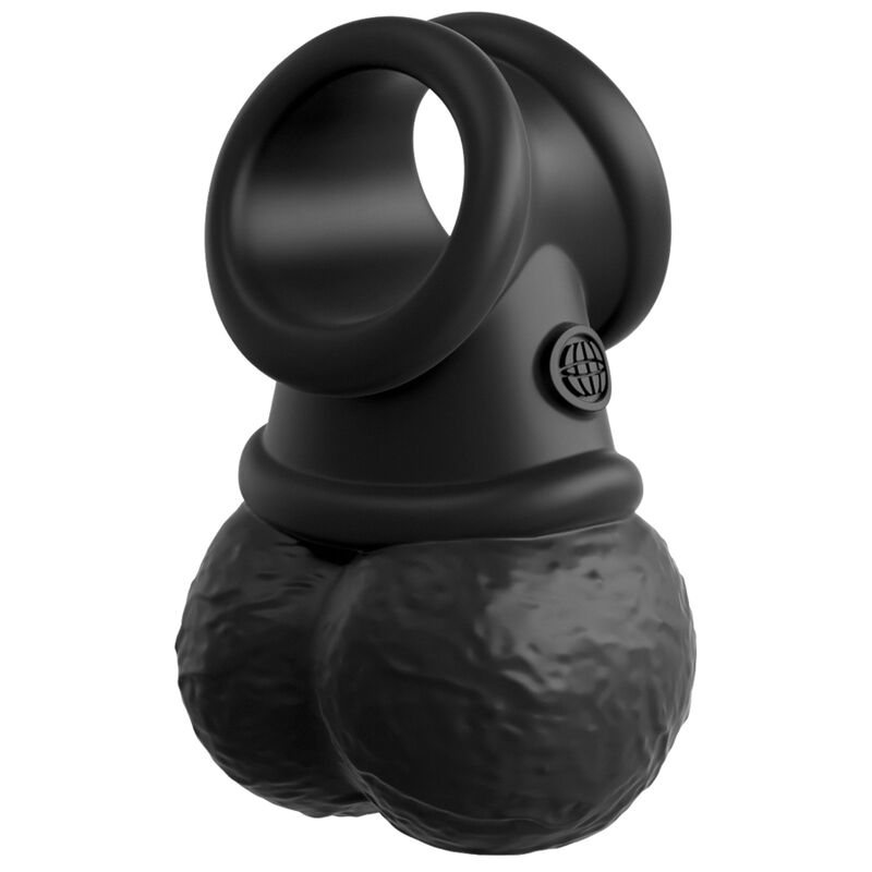 KING COCK - ELITE DELUXE ADJUSTABLE HARNESS KIT WITH RING WITH TESTICLES &amp; DILDO 20.3 CM