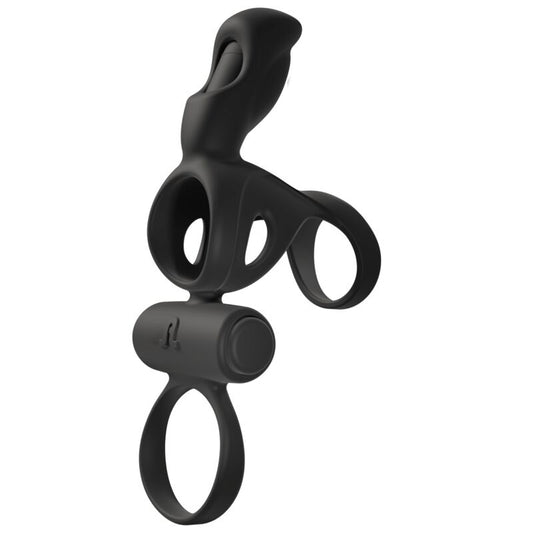 ADRIEN LASTIC - SPARTACUS RING &amp; PENIS SLEEVE WITH VIBRATOR