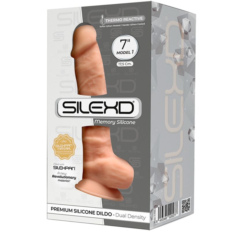 SILEXD - MODEL 1 REALISTIC PENIS PREMIUM SILICONE SILEXPAN 17.5 CM