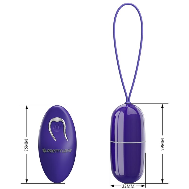 PRETTY LOVE - ARVIN YOUTH VIBRATING EGG REMOTE CONTROL VIOLET