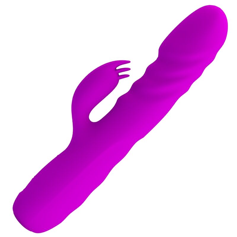 PRETTY LOVE - MELANIE RECHARGEABLE RABBIT VIBRATOR PURPLE
