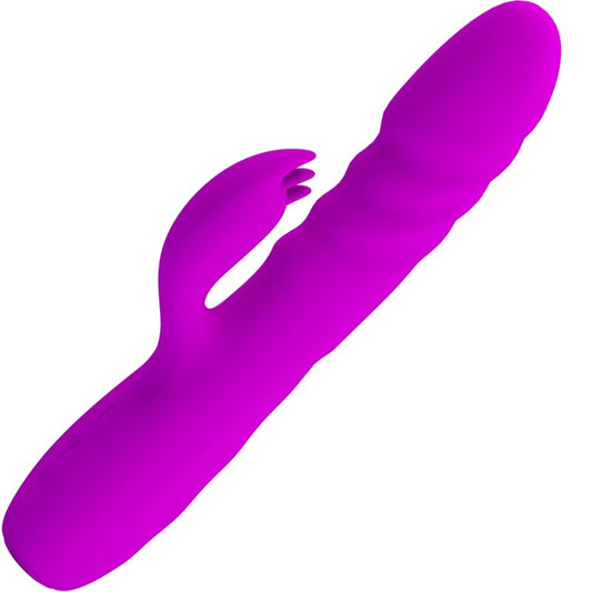 PRETTY LOVE - MELANIE RECHARGEABLE RABBIT VIBRATOR PURPLE