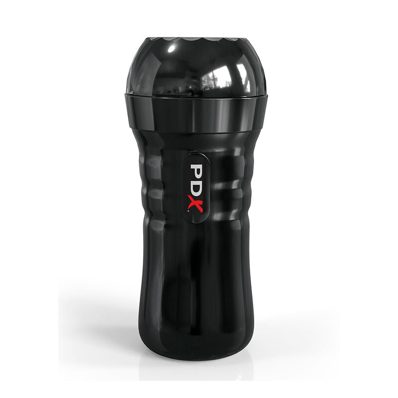 PDX EXTREME - SLIDE &amp; GLIDE TRANSPARENT SELF-LUBRICATING MASTURBATOR