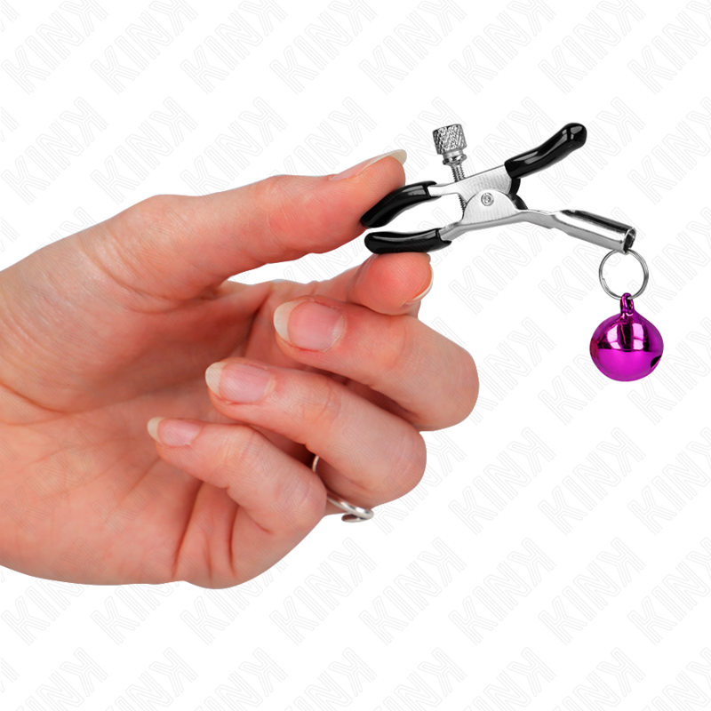 KINK - PURPLE BELL NIPPLE CLAMPS 6 CM