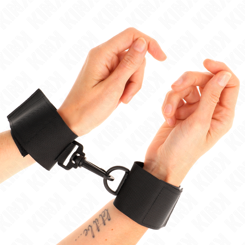 KINK - BLACK NYLON WRISTBANDS