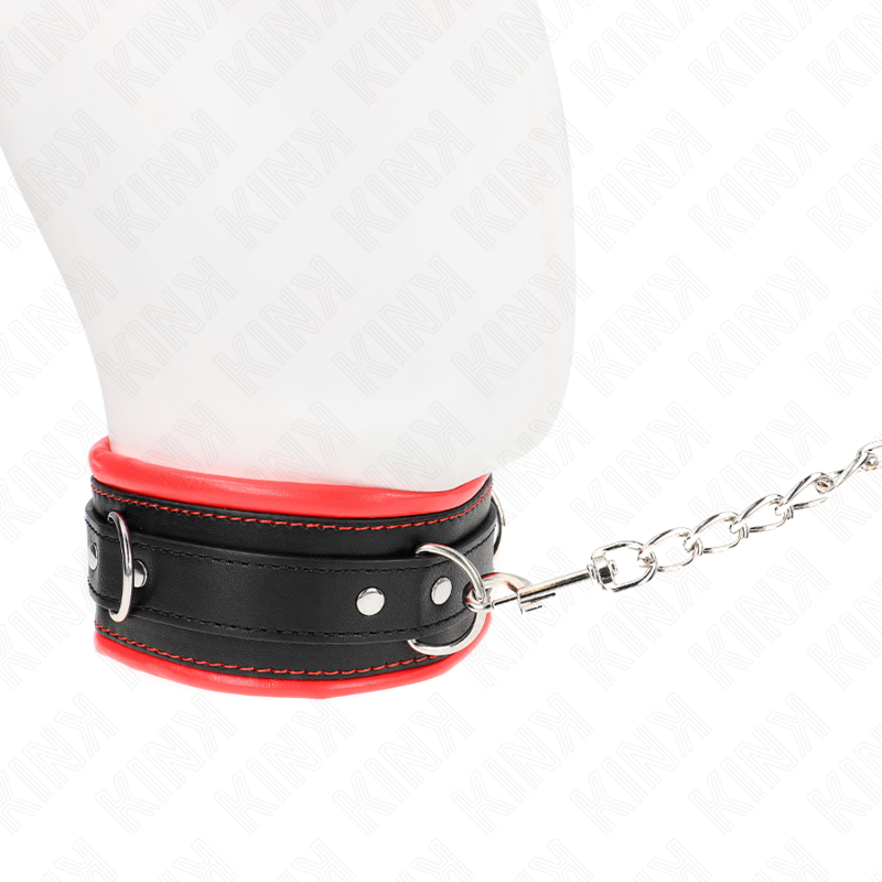 KINK - 65 CM HEAVY DUTY COLLAR WITH LEASH MODEL 3 ADJUSTABLE 36.5-50 CM
