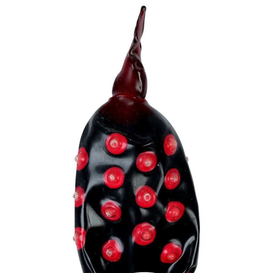 CONDOMERIE - PRESERVATIVO DECORATIVO PINTADO A MANO FAQUIR NEGRO XL