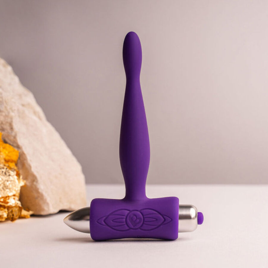 ROCKS- OFF - PETITE SENSATIONS TEAZER PLUG ANAL VIBRADOR MORADO