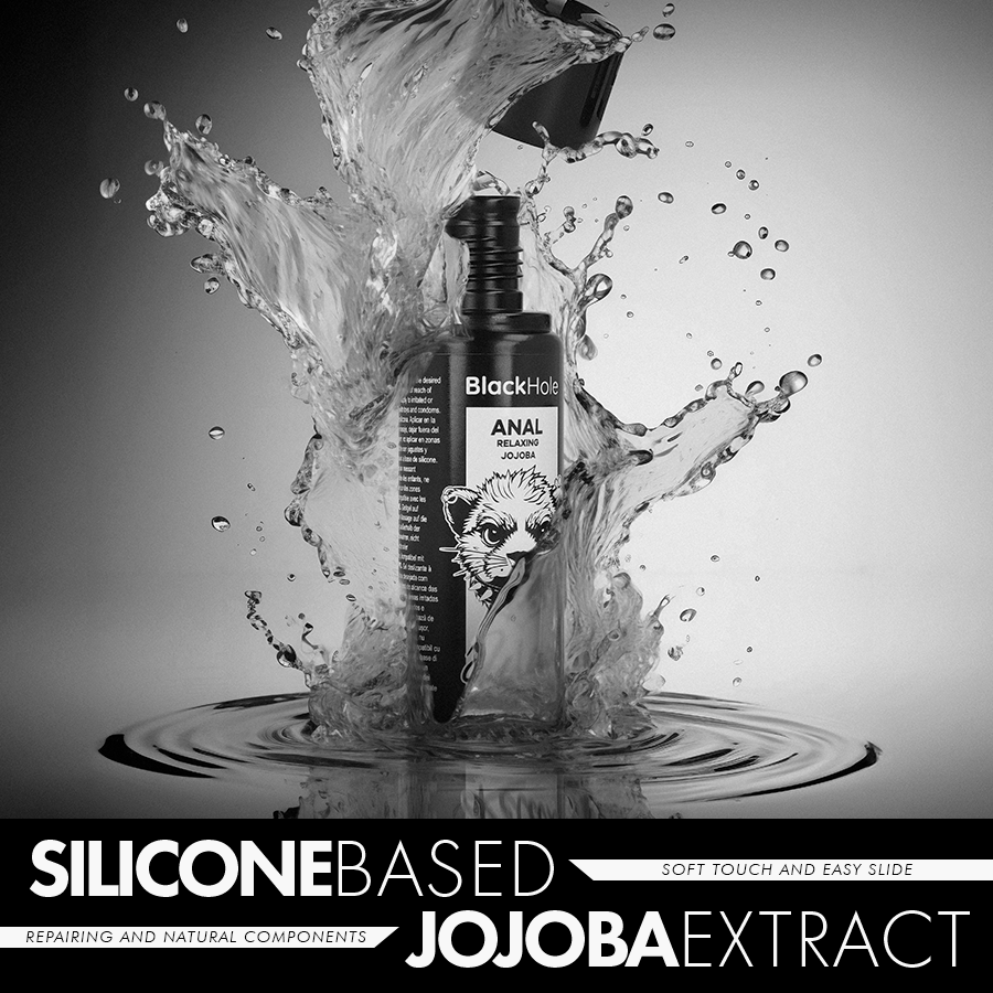 BLACK HOLE -  ANAL RELAXING CON JOJOBA BASE SILICONA 30 ML