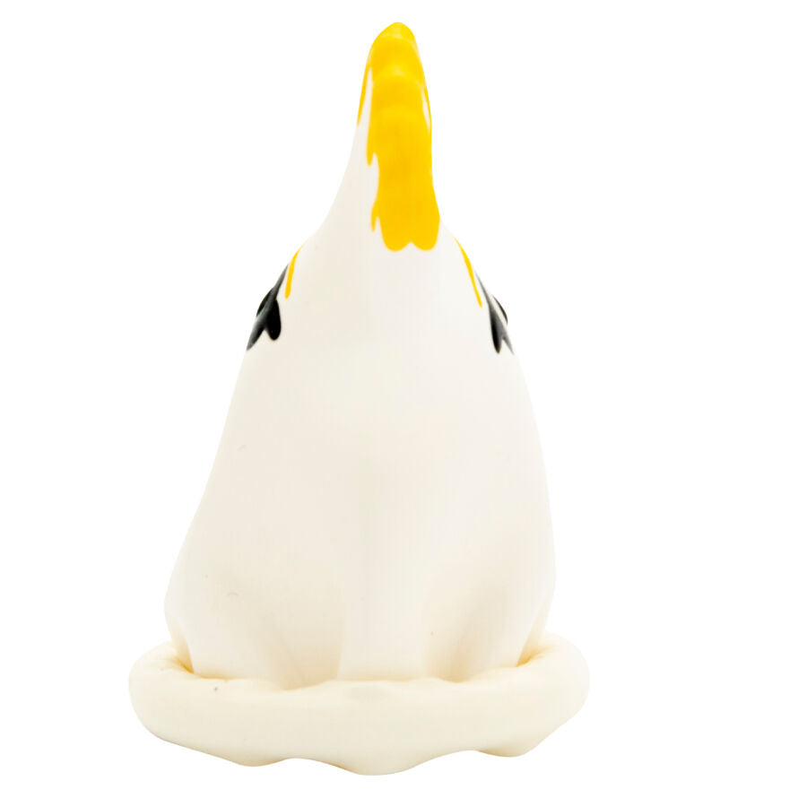 CONDOMERIE - PRESERVATIVO DECORATIVO PINTADO A MANO LORO BLANCO