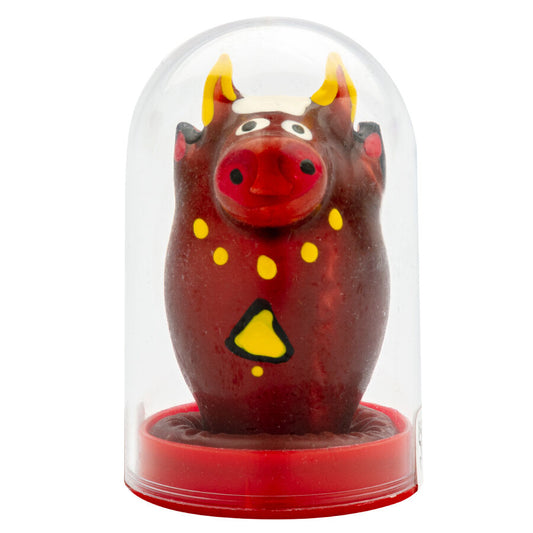 CONDOMERIE - PRESERVATIVO DECORATIVO PINTADO A MANO TORO MODELO 1