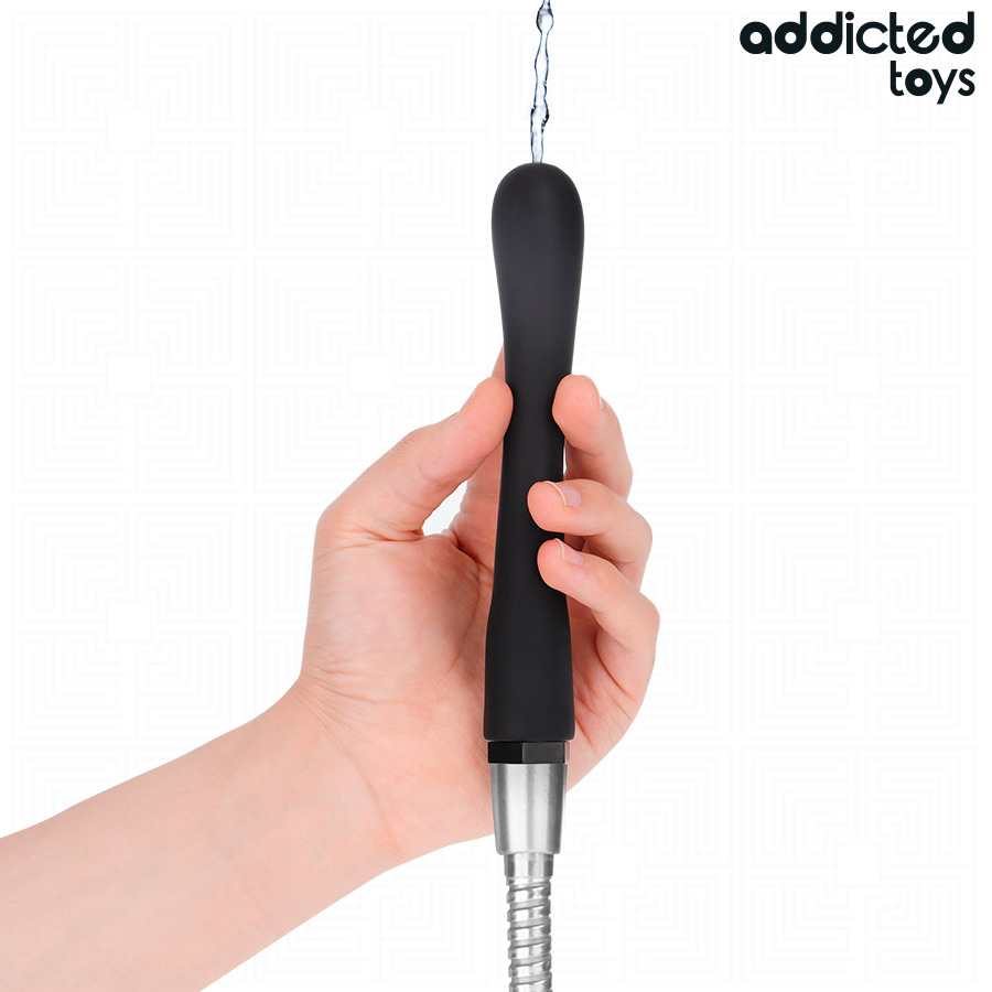 ADDICTED TOYS - LIMPIADOR ANAL CON ADAPTADOR UNIVERSAL MODELO 4