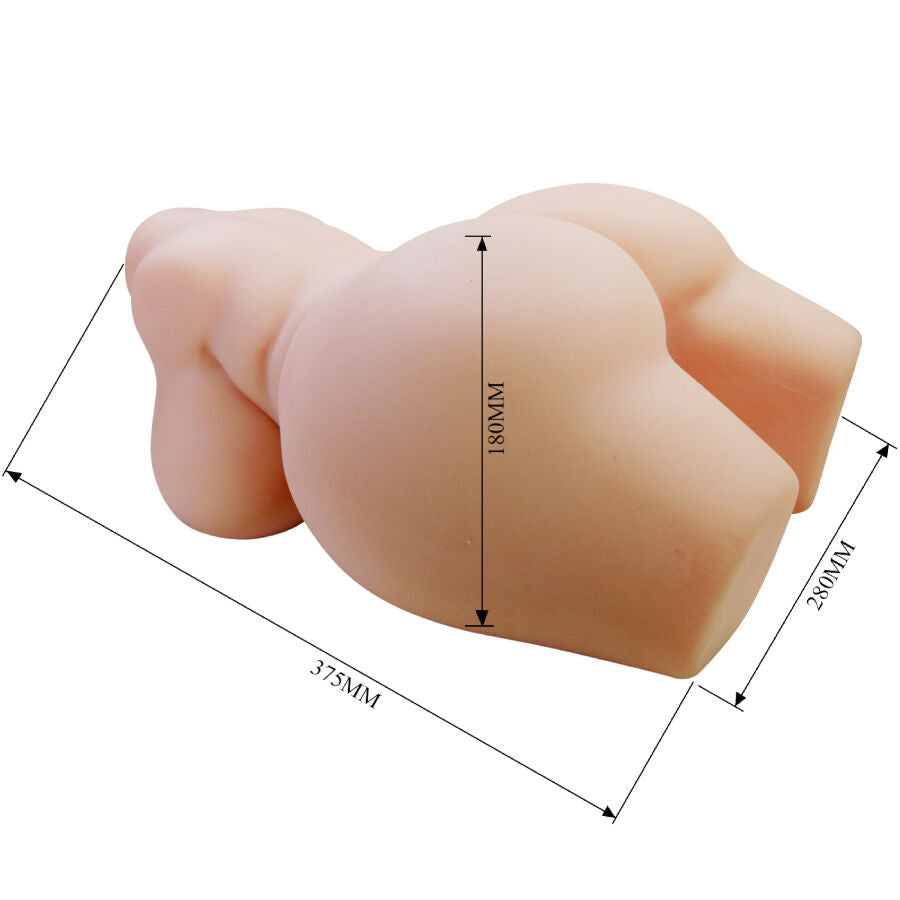 CRAZY BULL - GRACE TORSO FEMENINO REALISTA VAGINA Y ANAL 7.5 KG
