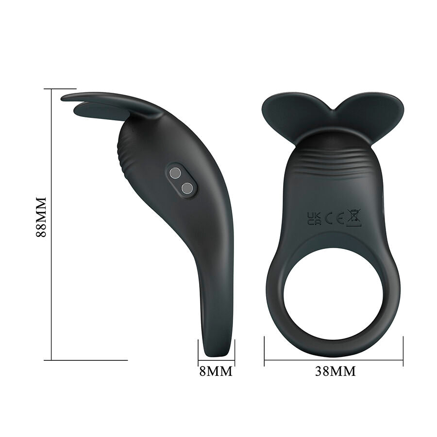 PRETTY LOVE - CARLTON ANILLO PARA PENE CON ESTIMULADOR DE CLÍTORIS