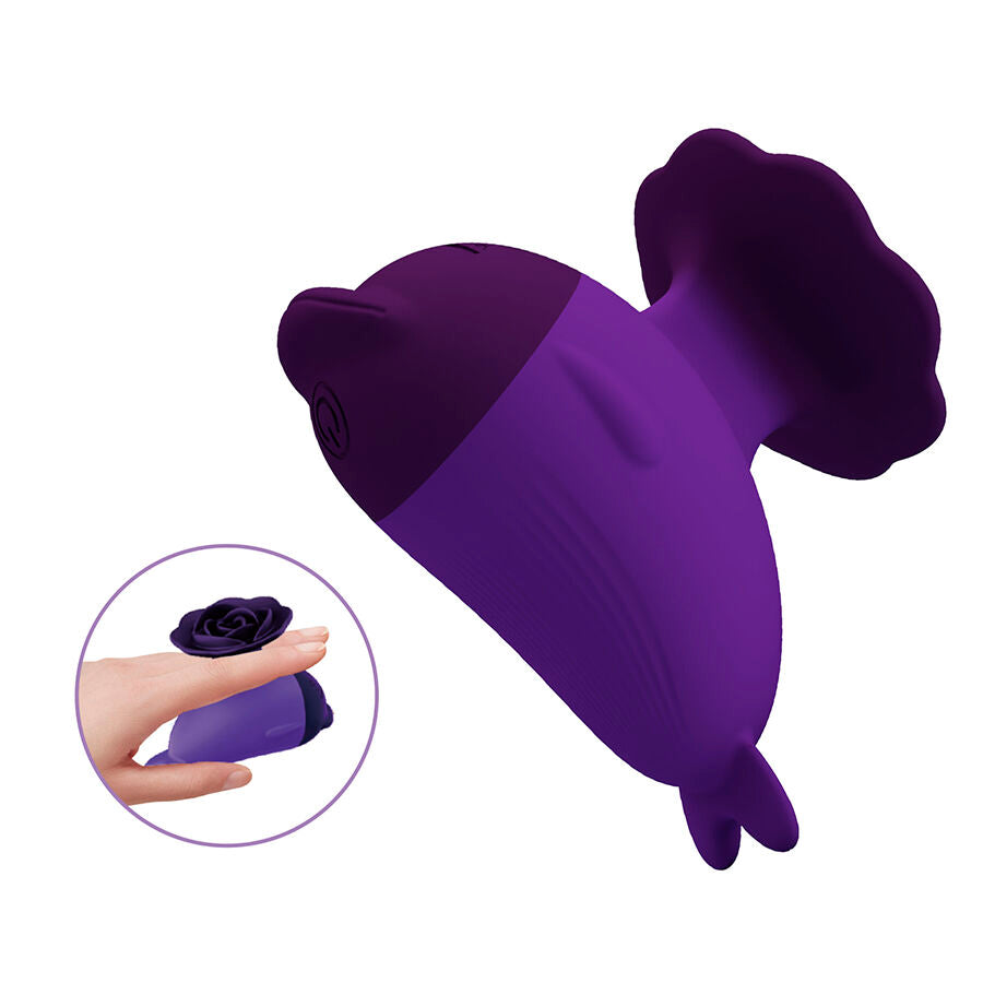 PRETTY LOVE - DOLPHIN MINI VIBRADOR CON SUJECIÓN