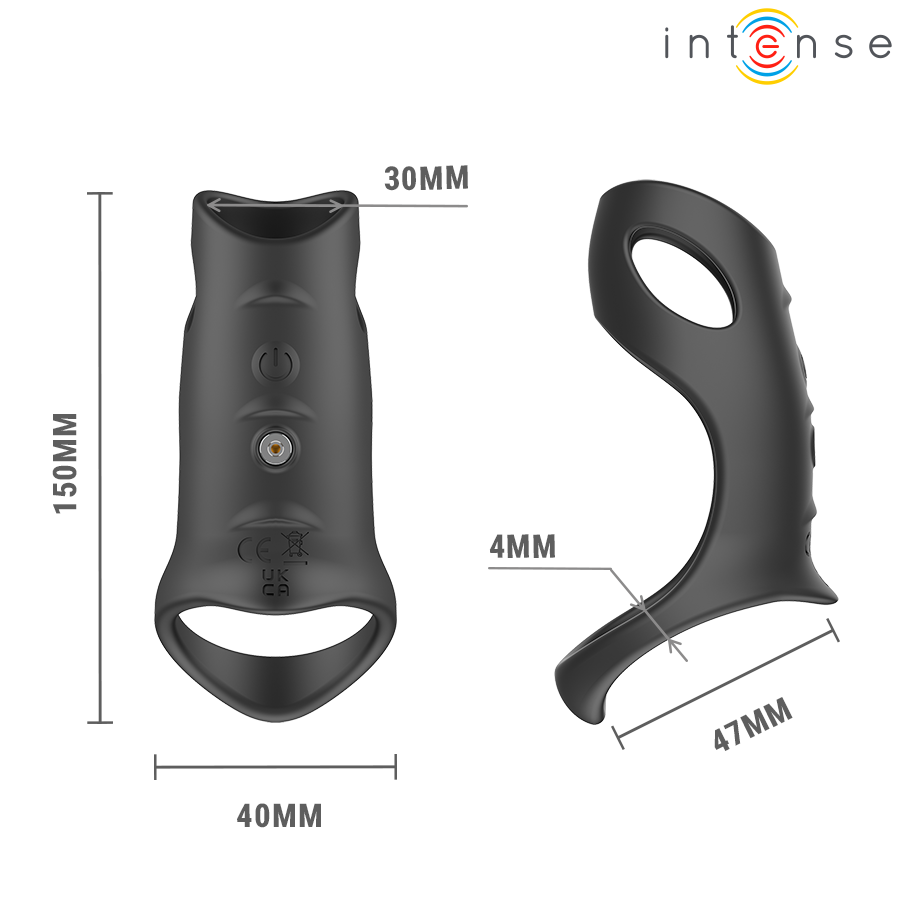 INTENSE - JEROME ANILLO VIBRADOR AJUSTABLE MODELO 12