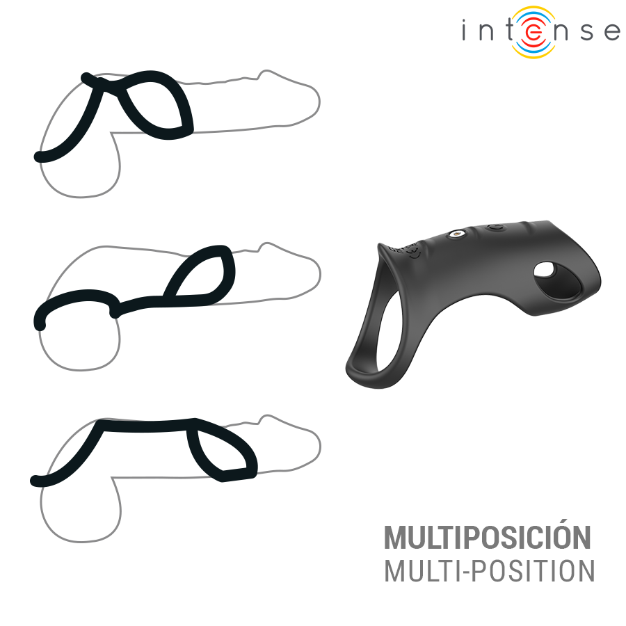 INTENSE - JEROME ANILLO VIBRADOR AJUSTABLE MODELO 12