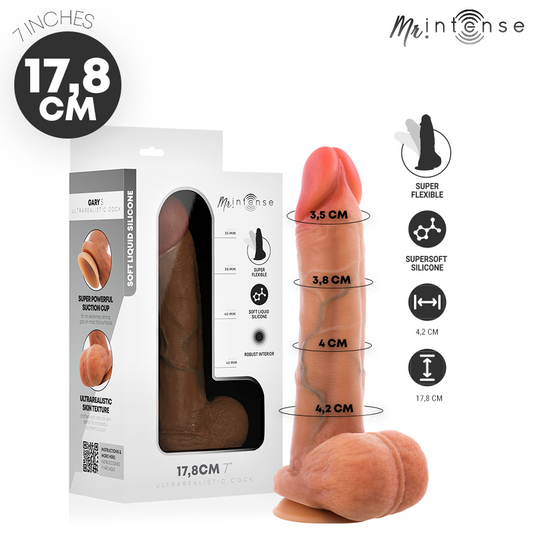 MR INTENSE - GARY S DILDO 17.8 CM -Ø- 4.2 CM