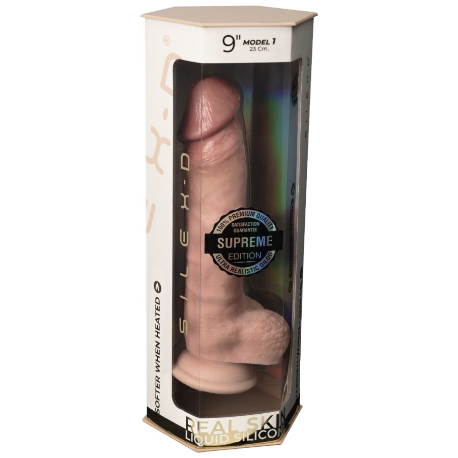 SILEXD - MODELO 1 REAL SKIN PENE SUPER REALÍSTICO TERMO REACTIVO PREMIUM SILEXPAN 22.8 CM