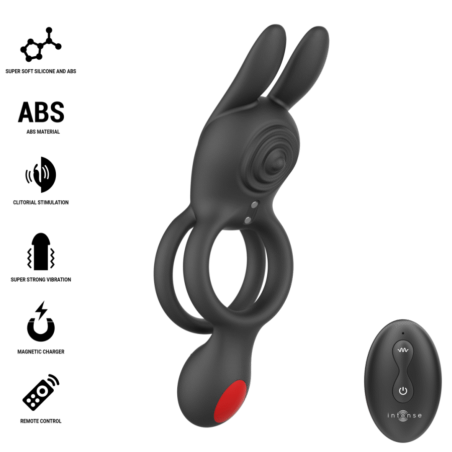 INTENSE - QUINN ANILLO DOBLE CON VIBRACIÓN CONTROL REMOTO