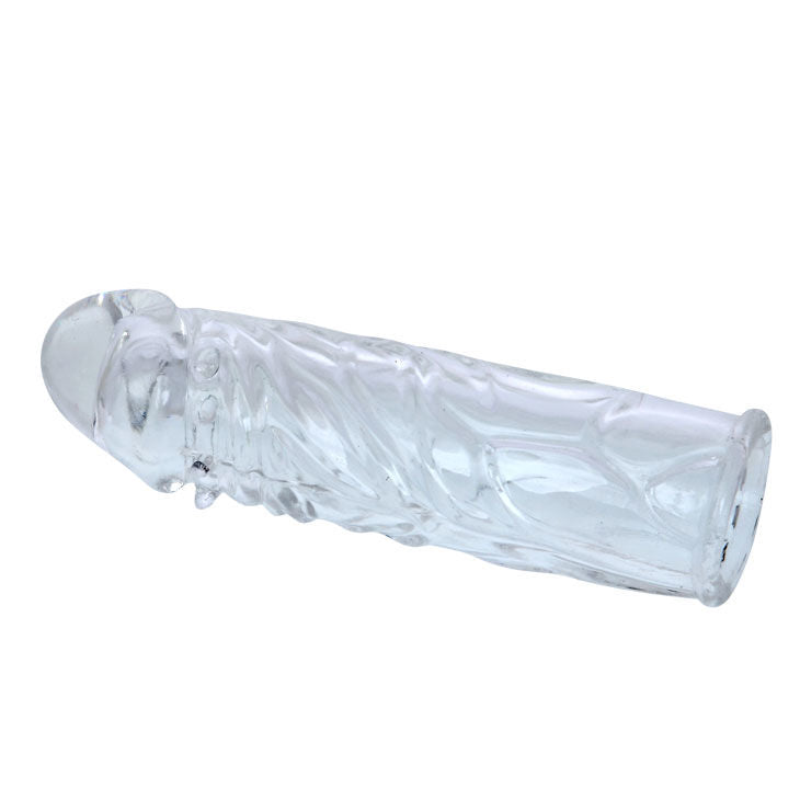 BAILE - PINK SILICONE STIMULATING PENIS SLEEVE 13 CM