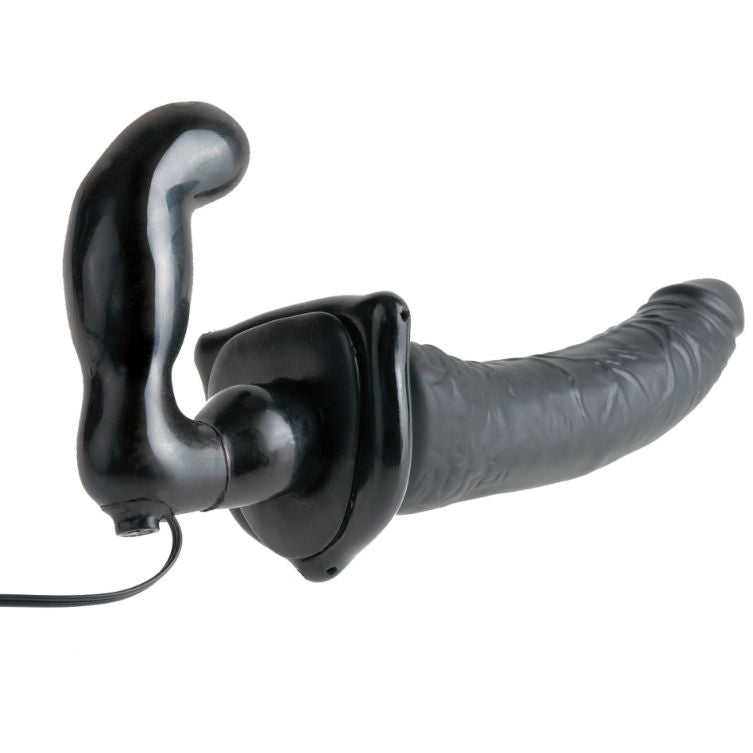 FETISH FANTASY SERIES - DELUXE SERIES PENETRIS VIBRATING HARNESS BLACK