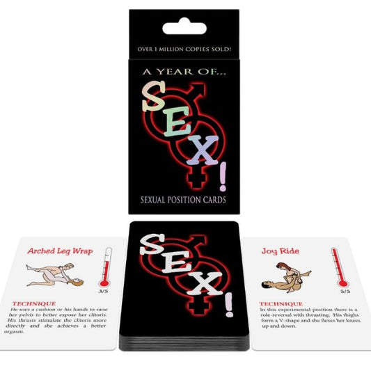 KHEPER GAMES - JUEGO DE CARTAS POSTURAS SEXUALES UN AÑO DE...¡SEXO! EN