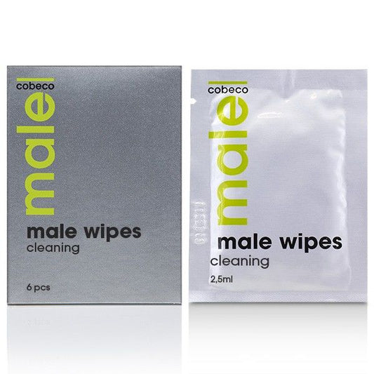 COBECO - MALE WIPES HYGIENIC WIPES 6 X 2.5ML