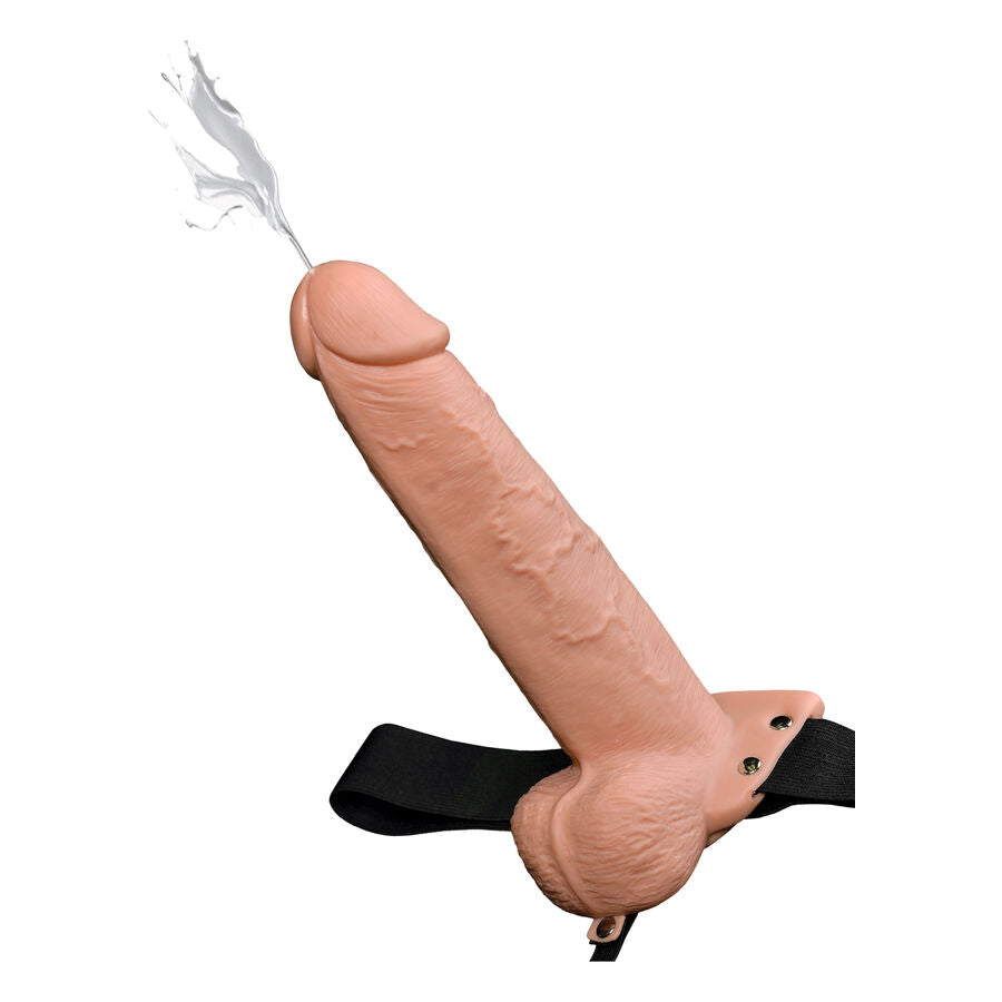 FETISH FANTASY SERIES - 9 HARNESS WITH REALISTIC EJACULATING PENIS 22.9CM