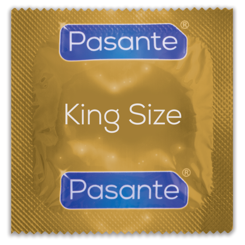PASANTE - KING MS LONG AND WIDE CONDOMS 12 UNITS